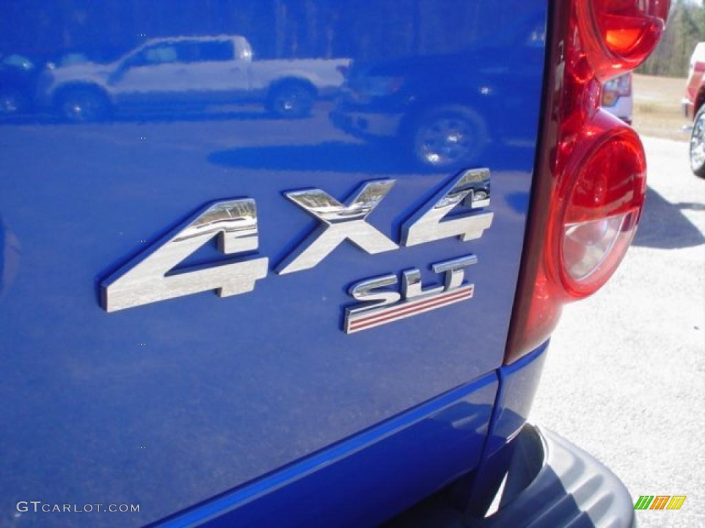 2007 Ram 1500 Thunder Road Quad Cab 4x4 - Electric Blue Pearl / Medium Slate Gray photo #13