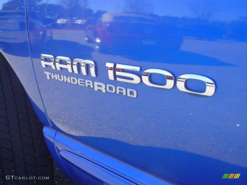 2007 Ram 1500 Thunder Road Quad Cab 4x4 - Electric Blue Pearl / Medium Slate Gray photo #19