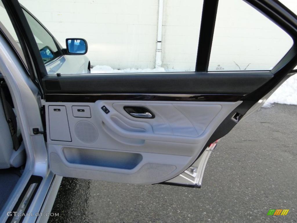 2001 7 Series 740iL Sedan - Titanium Silver Metallic / Grey photo #57
