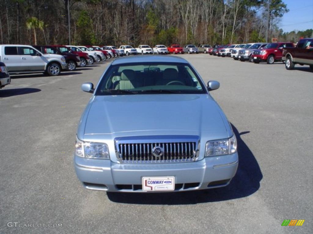 2009 Grand Marquis LS - Light Ice Blue Metallic / Medium Light Stone photo #2