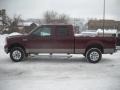 2007 Dark Toreador Red Metallic Ford F250 Super Duty XLT Crew Cab 4x4  photo #5