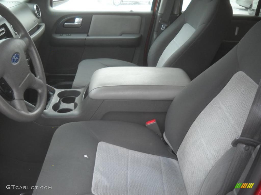2003 Expedition XLT 4x4 - Laser Red Tinted Metallic / Flint Grey photo #8