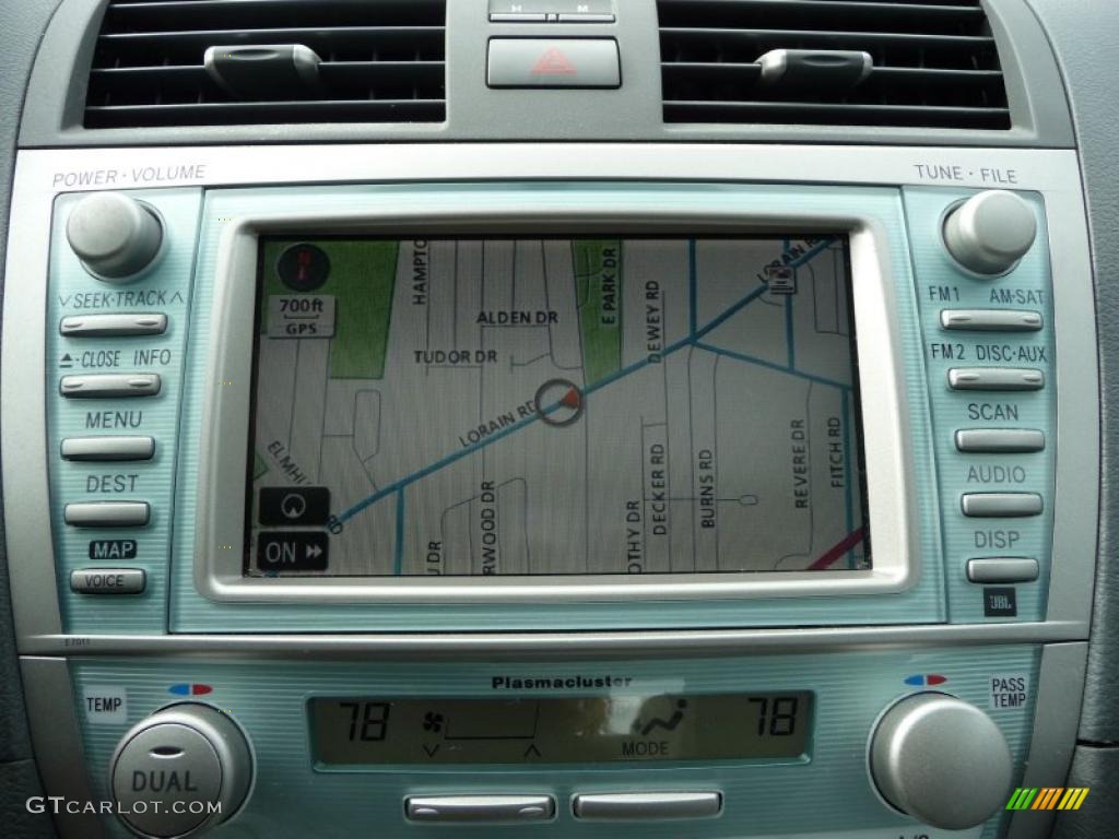 2007 Camry Hybrid - Blue Ribbon Metallic / Ash photo #16