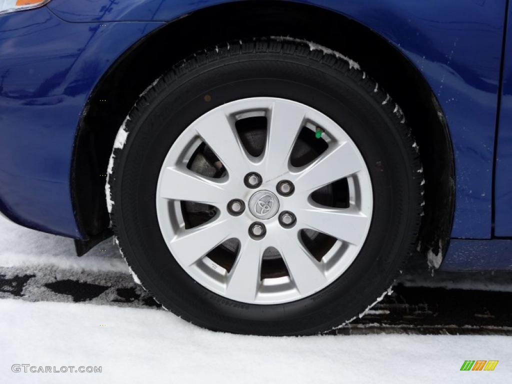 2007 Camry Hybrid - Blue Ribbon Metallic / Ash photo #28