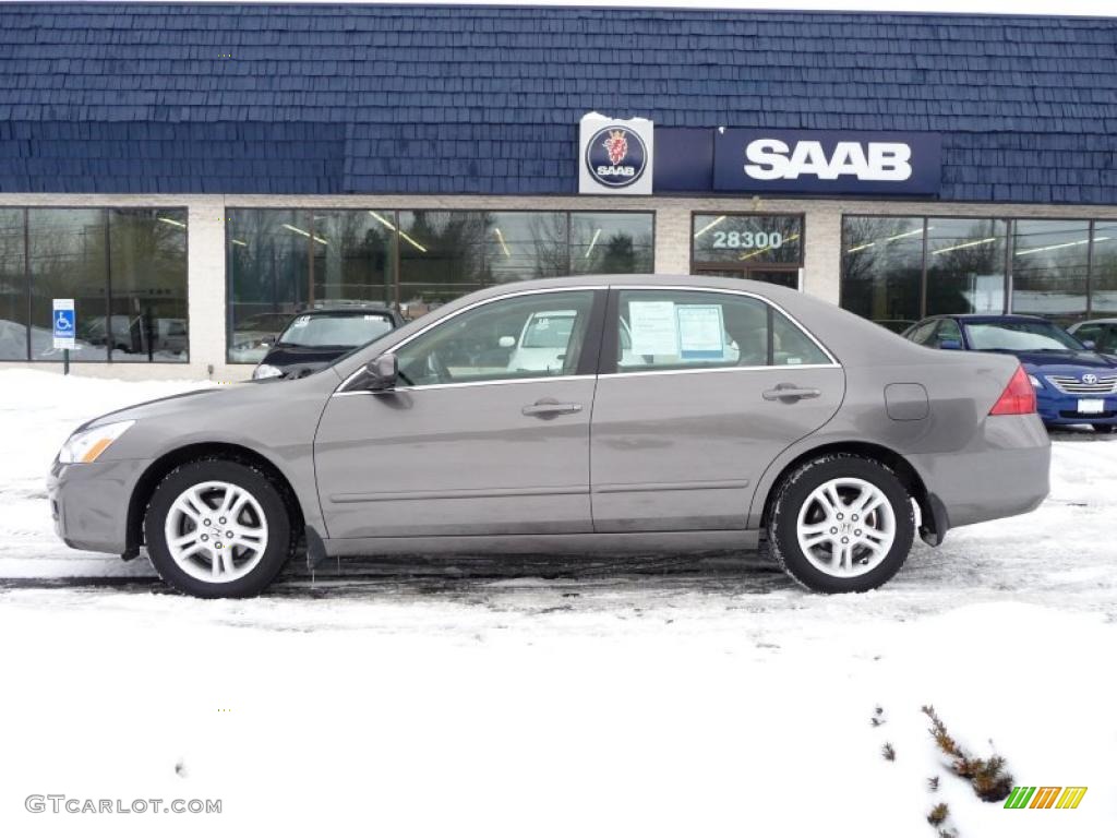 2007 Accord EX Sedan - Carbon Bronze Pearl / Ivory photo #1