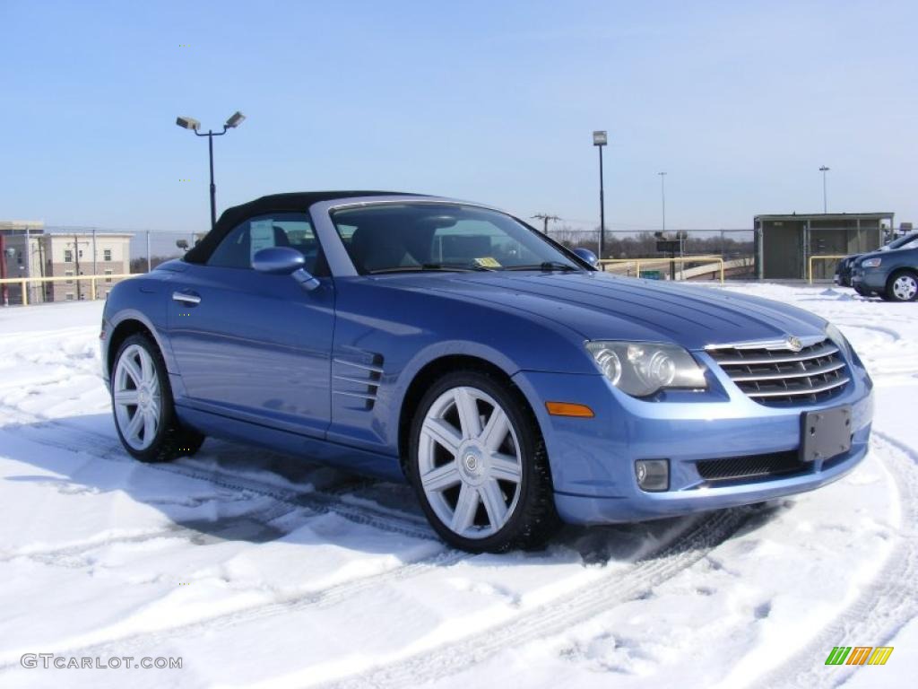 Aero Blue Pearlcoat 2005 Chrysler Crossfire Limited Roadster Exterior Photo #25912221