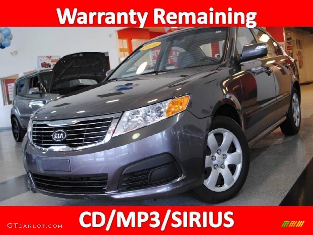 2009 Optima LX - Midnight Gray / Beige photo #1