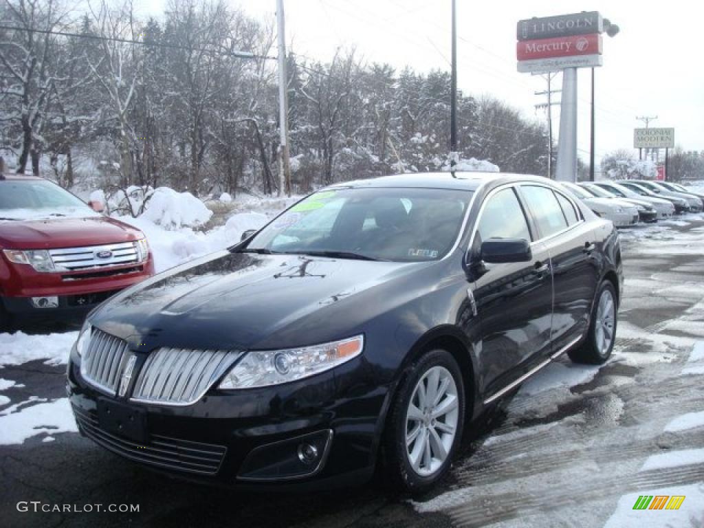 2009 MKS AWD Sedan - Tuxedo Black Metallic / Charcoal Black photo #1