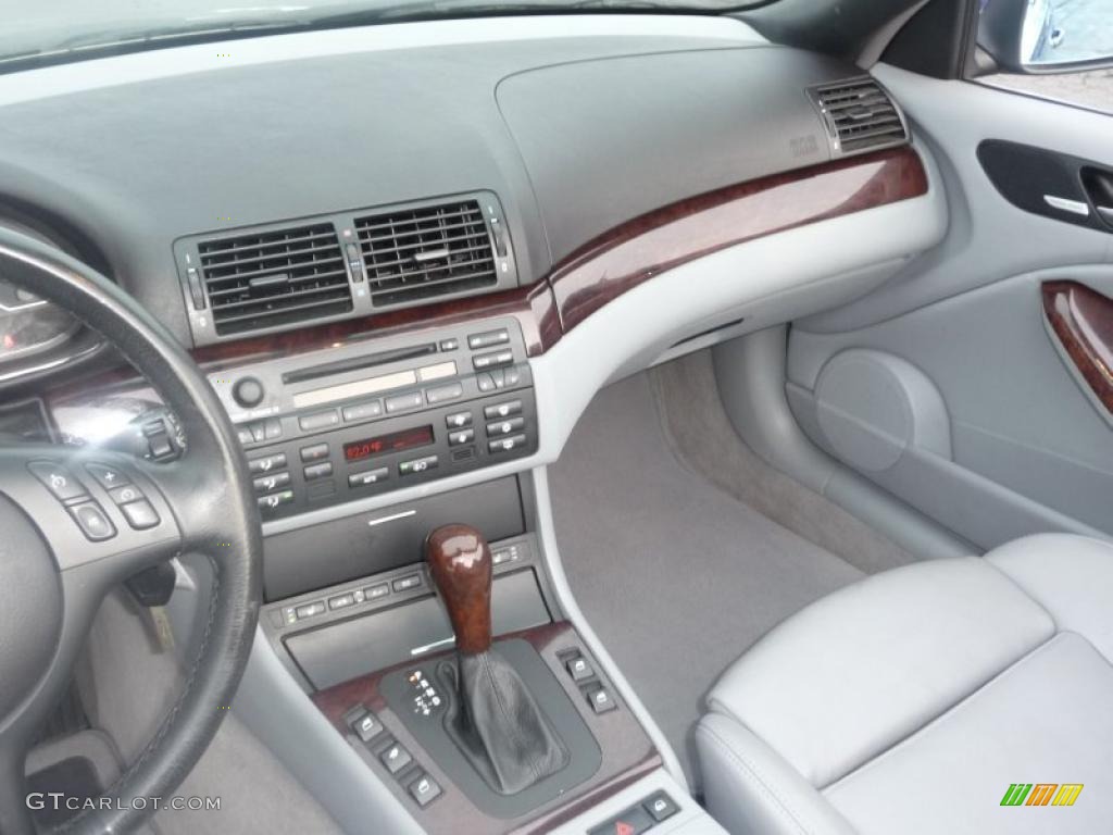 2004 3 Series 330i Convertible - Mystic Blue Metallic / Grey photo #18