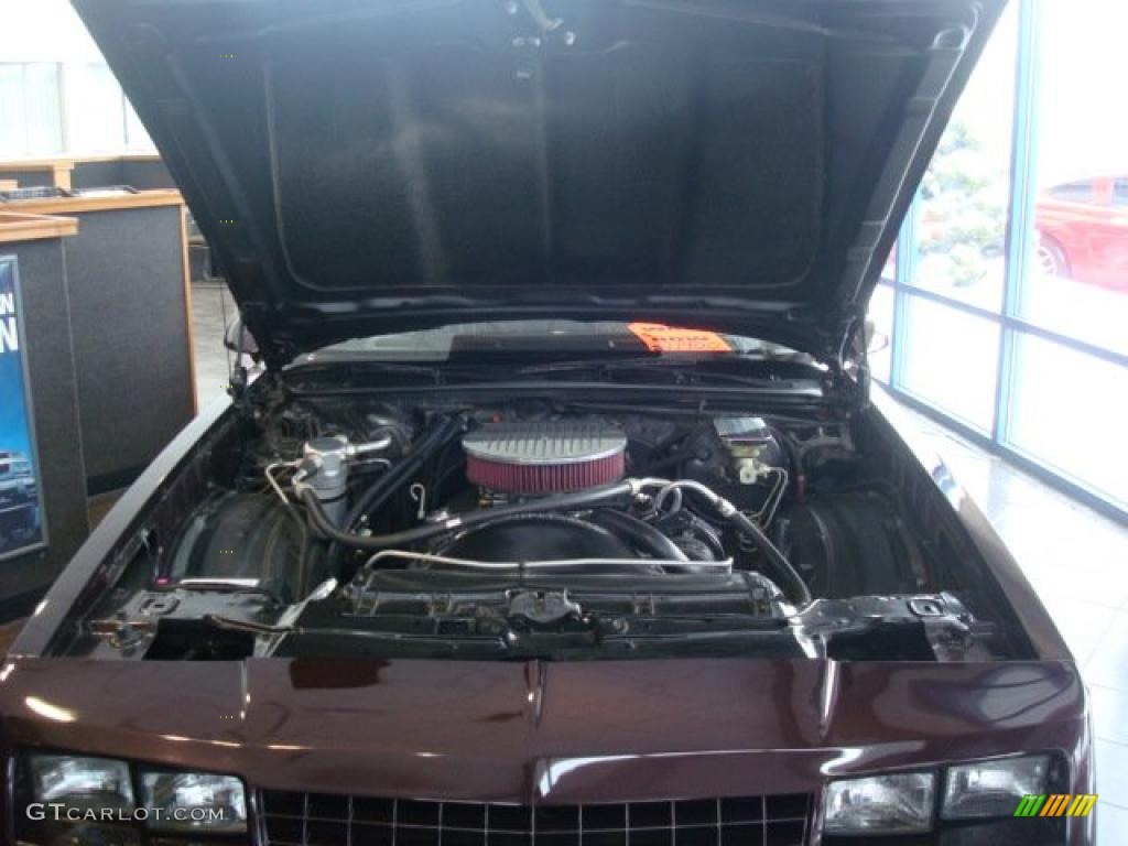 1986 Monte Carlo SS SuperSport - Dark Red Metallic / Dark Red photo #2