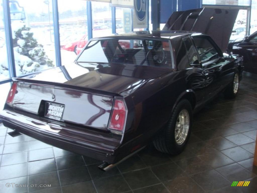 1986 Monte Carlo SS SuperSport - Dark Red Metallic / Dark Red photo #6