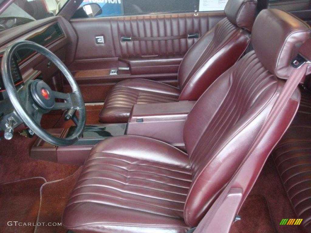 1986 Monte Carlo SS SuperSport - Dark Red Metallic / Dark Red photo #10