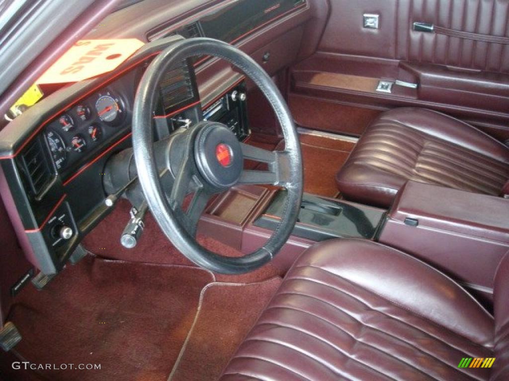 1986 Monte Carlo SS SuperSport - Dark Red Metallic / Dark Red photo #14