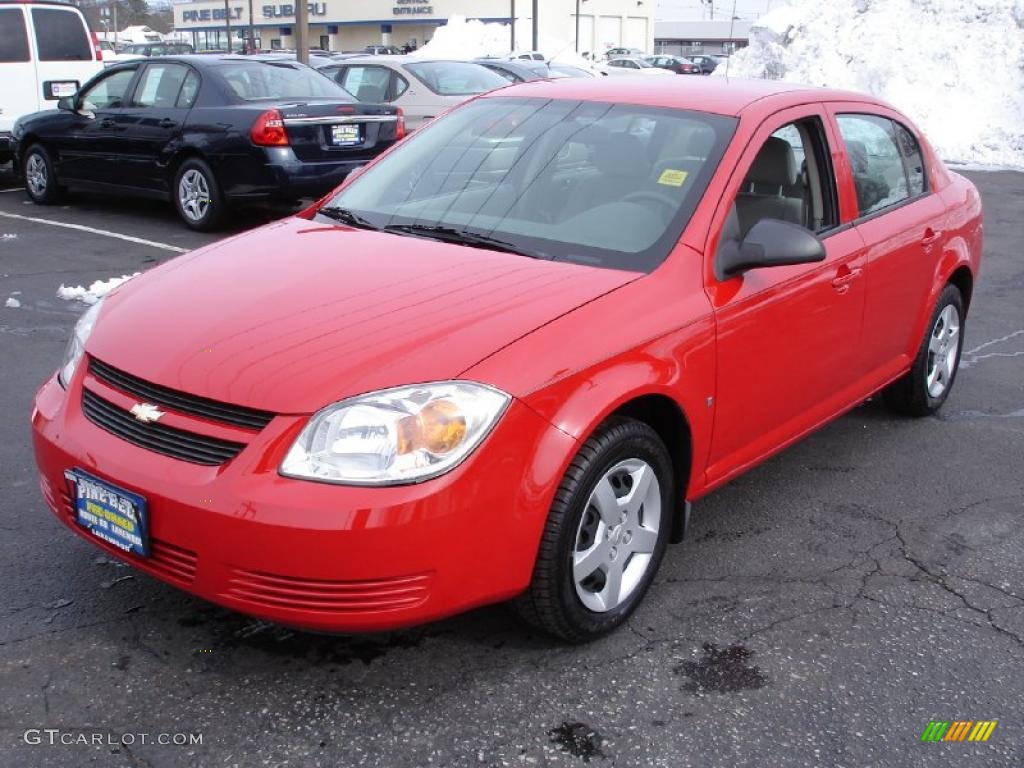 2006 Cobalt LS Sedan - Victory Red / Gray photo #1