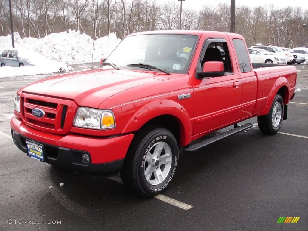 2006 Ranger Sport SuperCab - Torch Red / Ebony Black/Grey photo #1