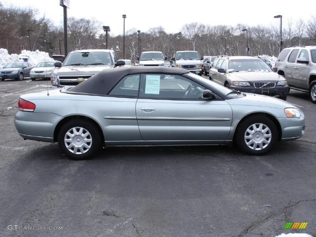 2005 Sebring Convertible - Satin Jade Pearl / Dark Slate Gray photo #7