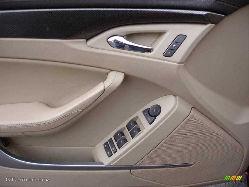 2009 CTS Sedan - Crystal Red / Cashmere/Cocoa photo #10