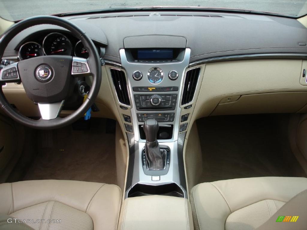 2009 CTS Sedan - Crystal Red / Cashmere/Cocoa photo #14
