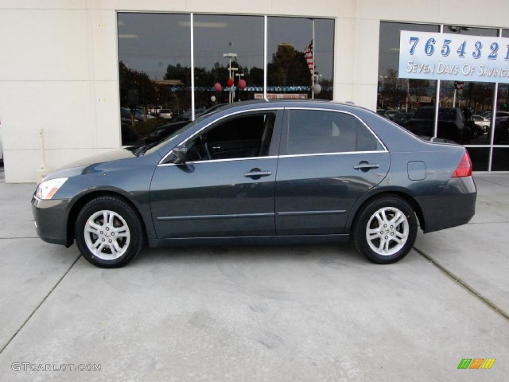 2007 Accord EX Sedan - Graphite Pearl / Gray photo #6