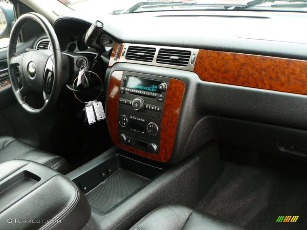 2007 Silverado 1500 LTZ Extended Cab 4x4 - Blue Granite Metallic / Ebony Black photo #20