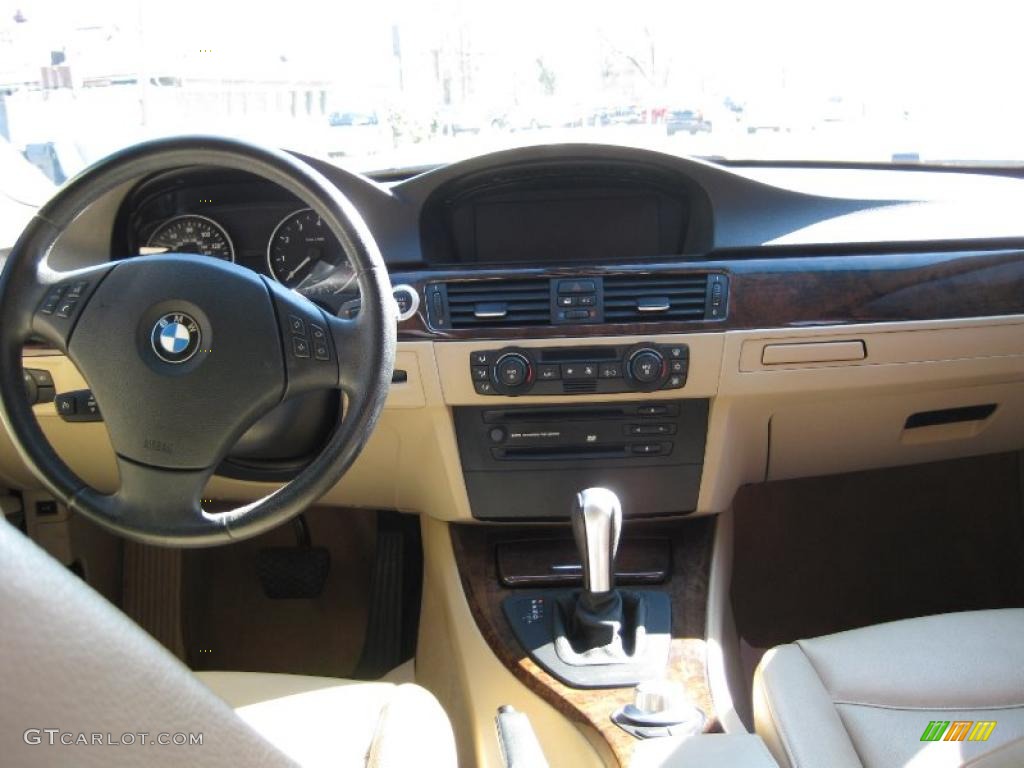 2006 3 Series 330i Sedan - Jet Black / Beige photo #11