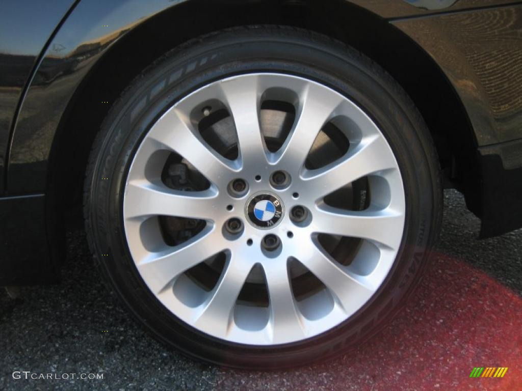 2006 3 Series 330i Sedan - Jet Black / Beige photo #26