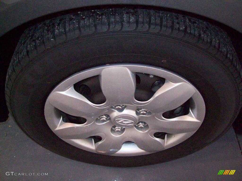 2008 Elantra GLS Sedan - Carbon Gray Metallic / Gray photo #9