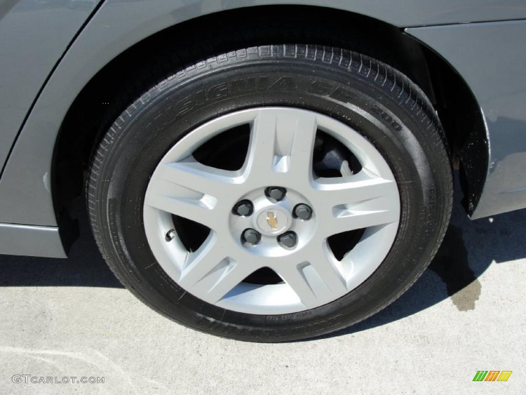 2008 Malibu Classic LT Sedan - Dark Gray Metallic / Titanium Gray photo #13