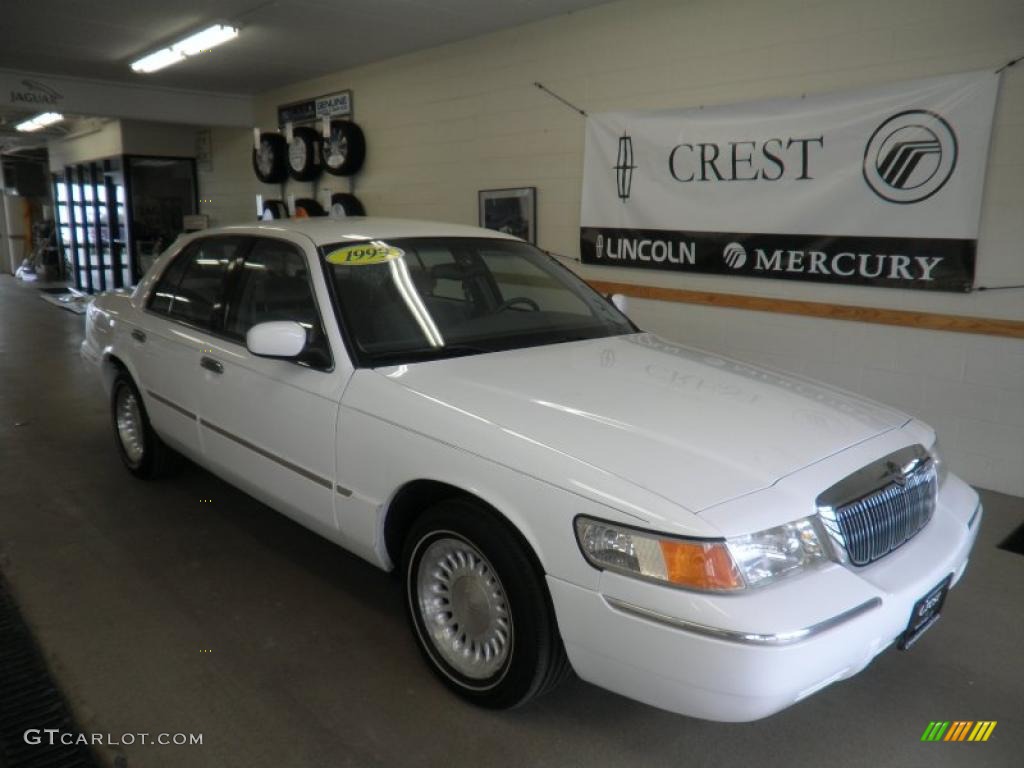1999 Grand Marquis LS - Vibrant White / Light Graphite photo #1