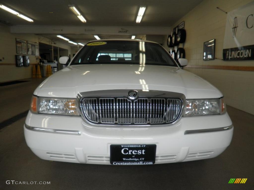 1999 Grand Marquis LS - Vibrant White / Light Graphite photo #2