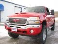 2006 Fire Red GMC Sierra 1500 SLT Crew Cab 4x4  photo #2