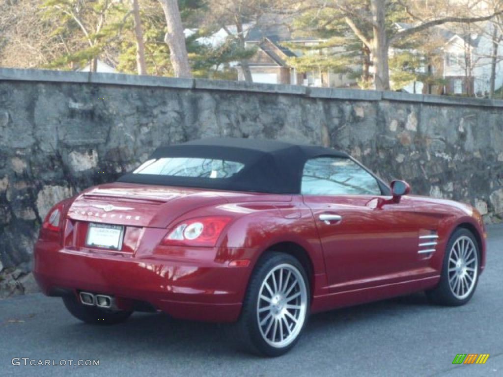 Blaze Red Crystal Pearl 2006 Chrysler Crossfire SE Roadster Exterior Photo #25922304