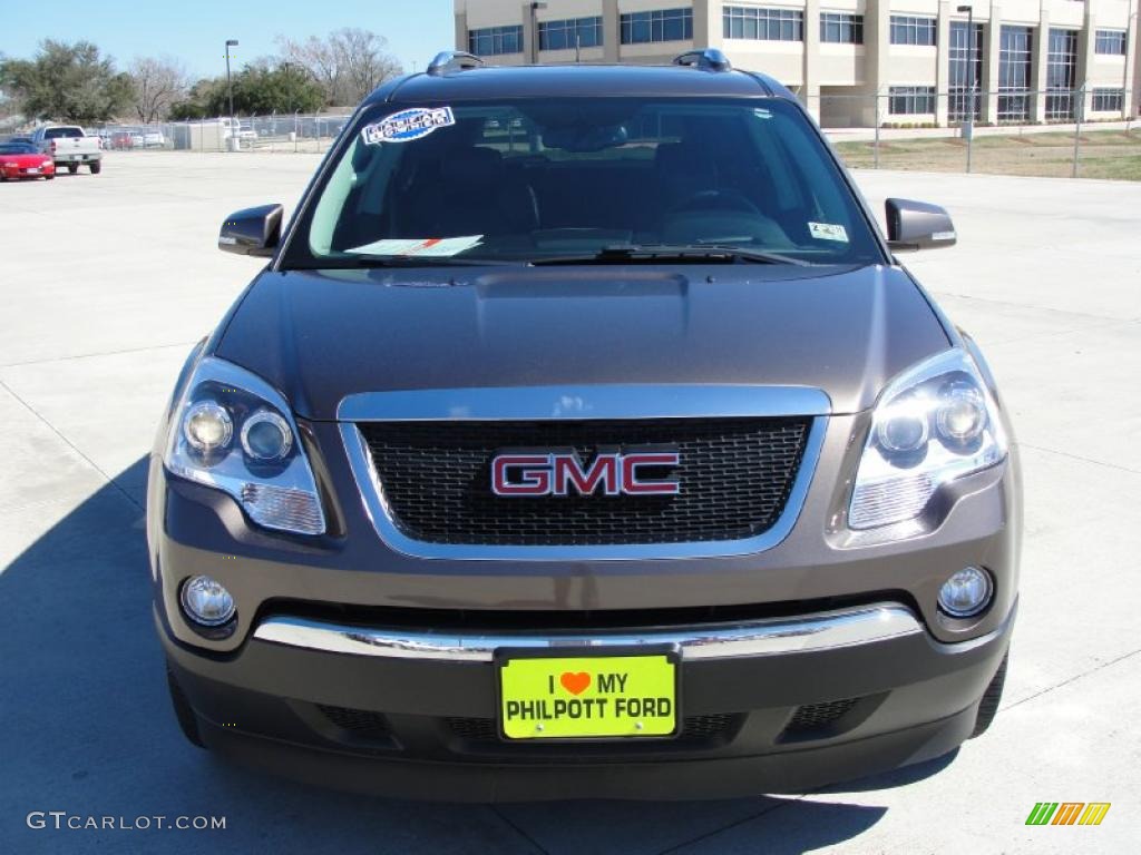 2008 Acadia SLT - Medium Brown Metallic / Ebony photo #8