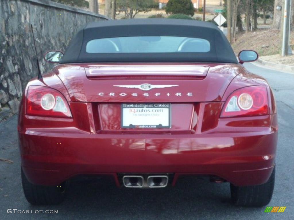 Blaze Red Crystal Pearl 2006 Chrysler Crossfire SE Roadster Exterior Photo #25922372