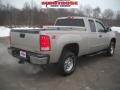 2007 Silver Birch Metallic GMC Sierra 2500HD SLE Extended Cab 4x4  photo #2