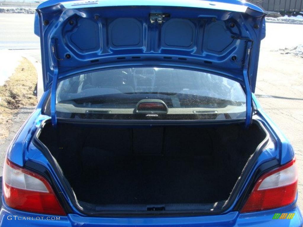2002 Impreza WRX Sedan - WR Blue Pearl / Black photo #13