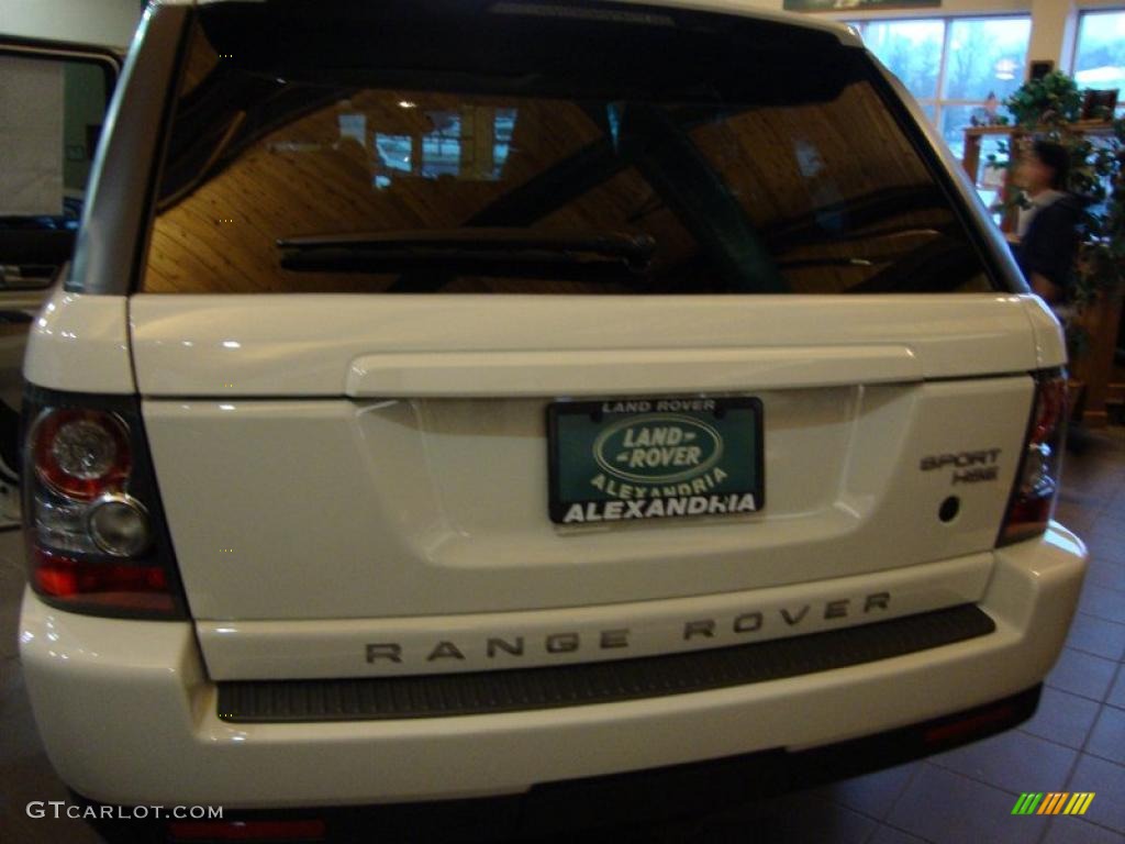 2010 Range Rover Sport HSE - Alaska White / Ivory-Lunar Alcantara/Ebony Stitching photo #3