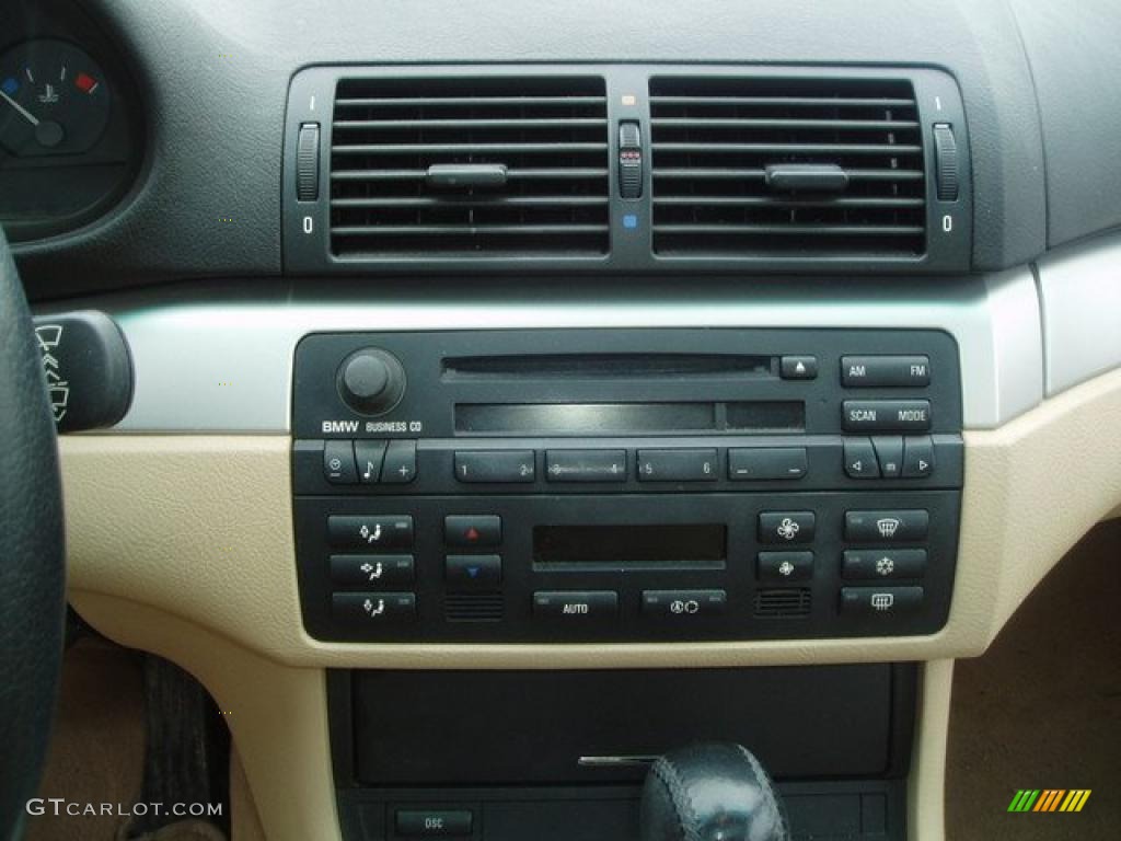 2004 3 Series 325i Coupe - Jet Black / Sand photo #10