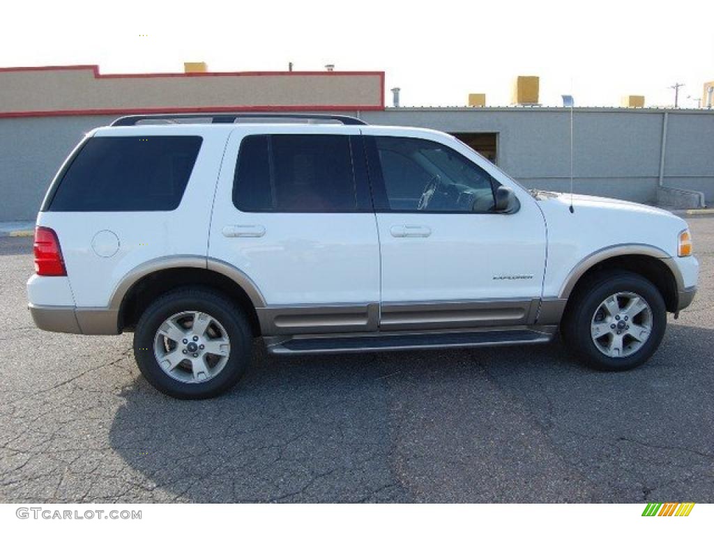 2004 Explorer Eddie Bauer 4x4 - Oxford White / Medium Parchment photo #1