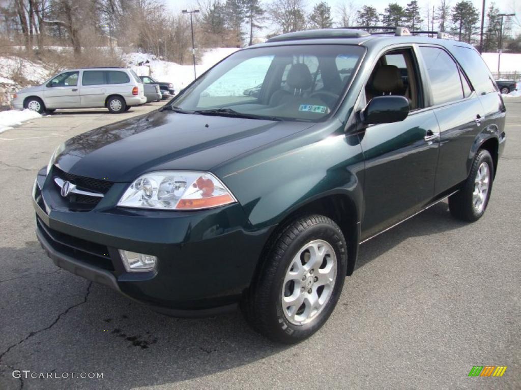 2001 MDX  - Dark Emerald Pearl / Saddle photo #1