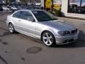2004 Titanium Silver Metallic BMW 3 Series 325i Coupe  photo #2