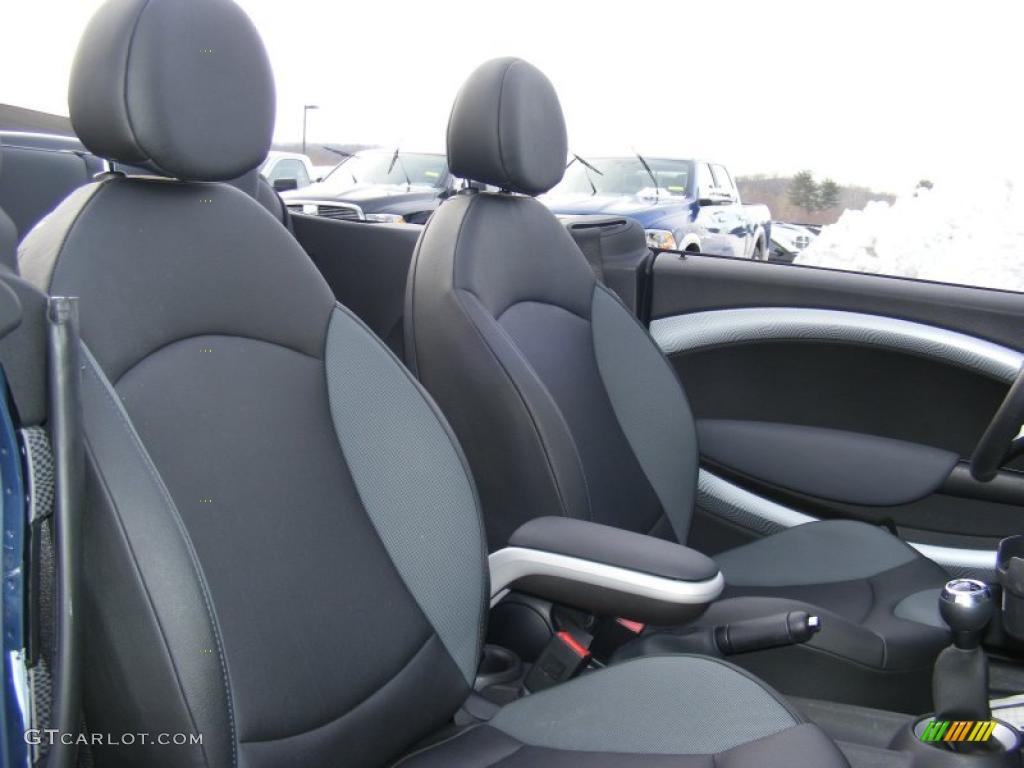 2009 Cooper S Convertible - Horizon Blue / Black/Grey photo #22
