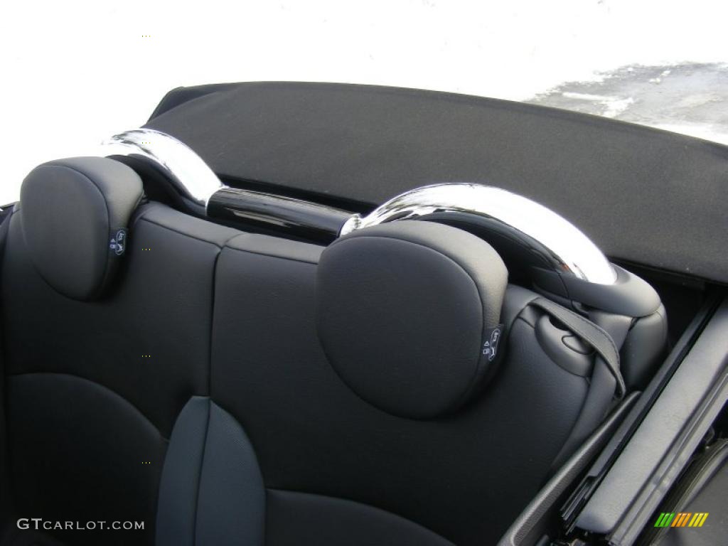 2009 Cooper S Convertible - Horizon Blue / Black/Grey photo #24