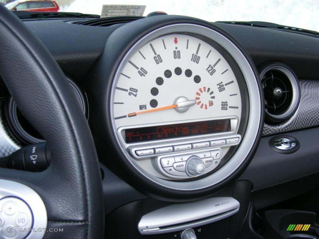 2009 Cooper S Convertible - Horizon Blue / Black/Grey photo #25