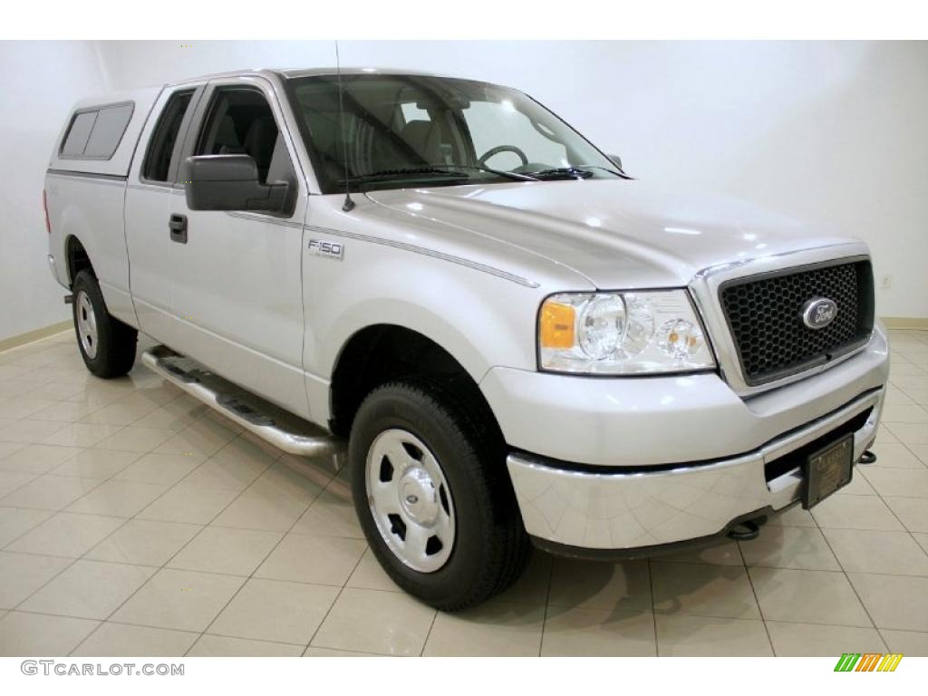 2007 F150 XLT SuperCab 4x4 - Silver Metallic / Medium/Dark Flint photo #1