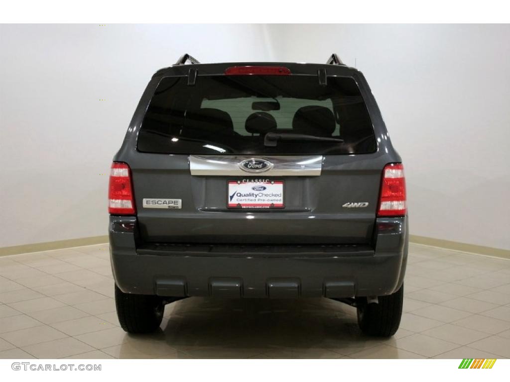 2009 Escape Limited V6 4WD - Black Pearl Slate Metallic / Charcoal photo #6