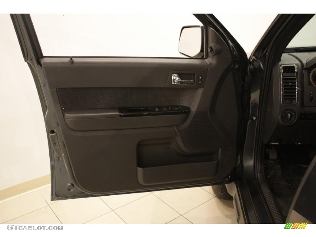 2009 Escape Limited V6 4WD - Black Pearl Slate Metallic / Charcoal photo #8