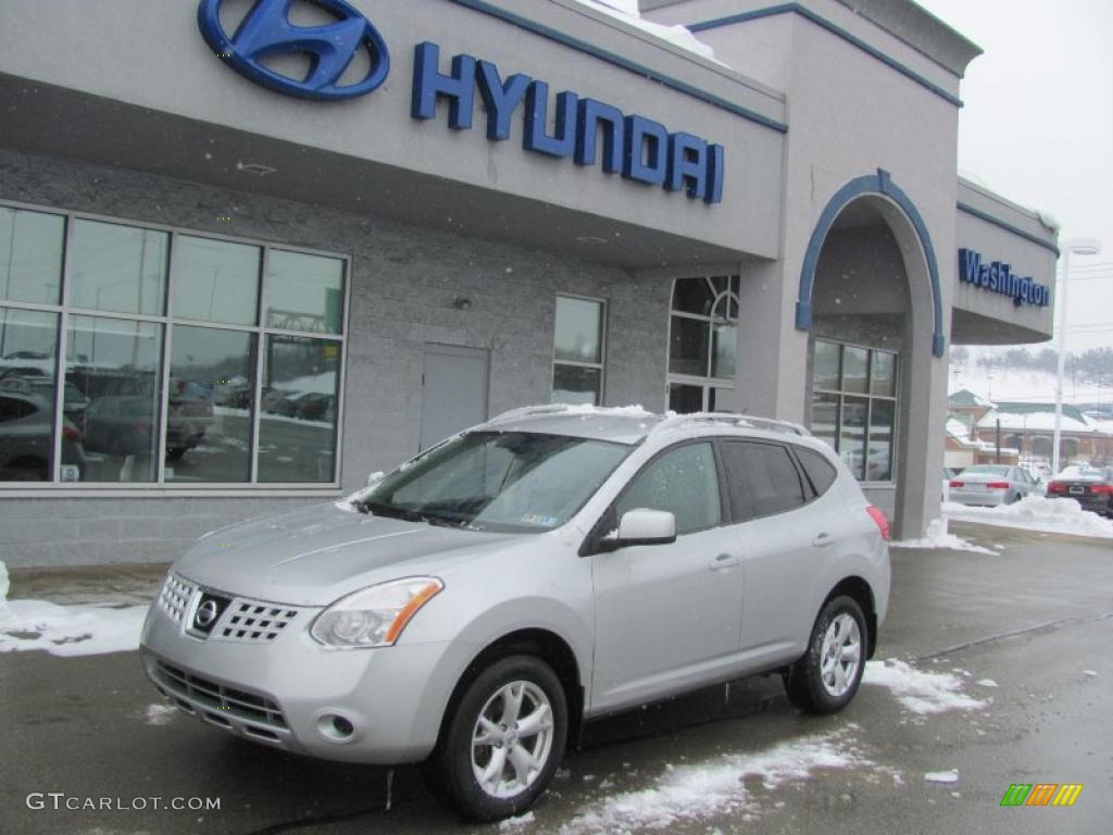 2009 Rogue SL AWD - Silver Ice / Gray photo #1