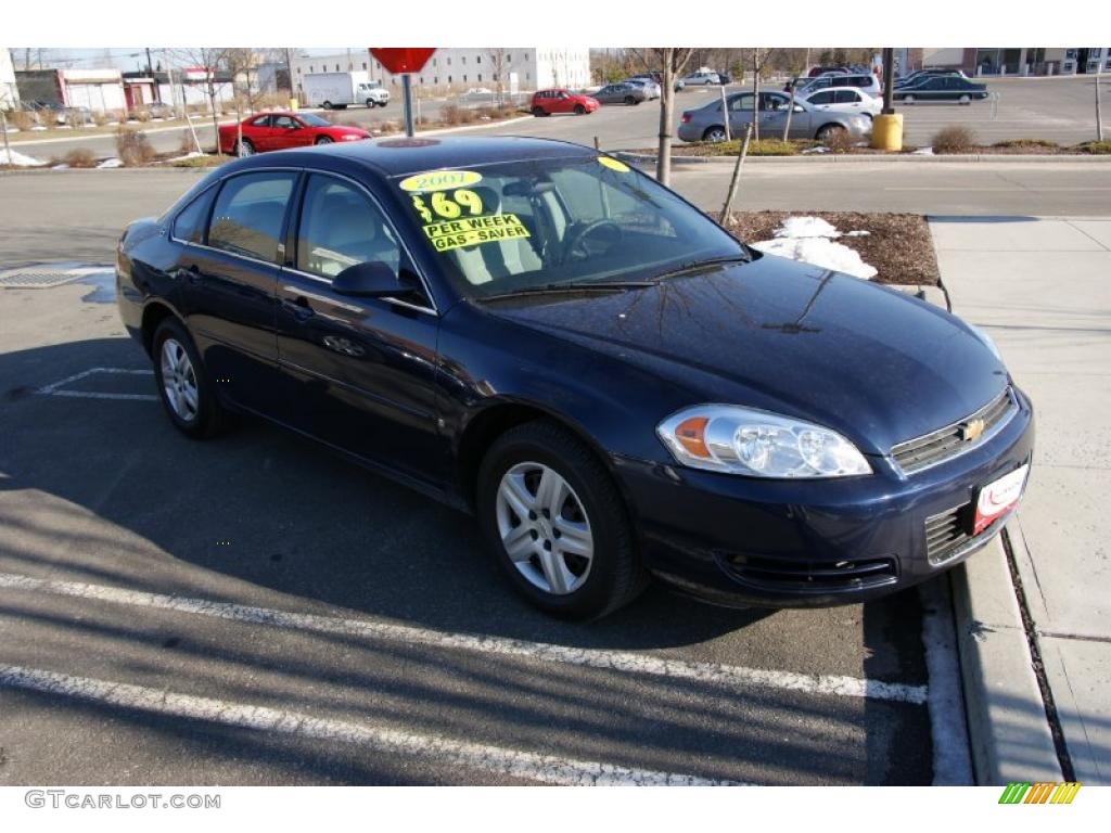 2007 Impala LS - Imperial Blue Metallic / Gray photo #3