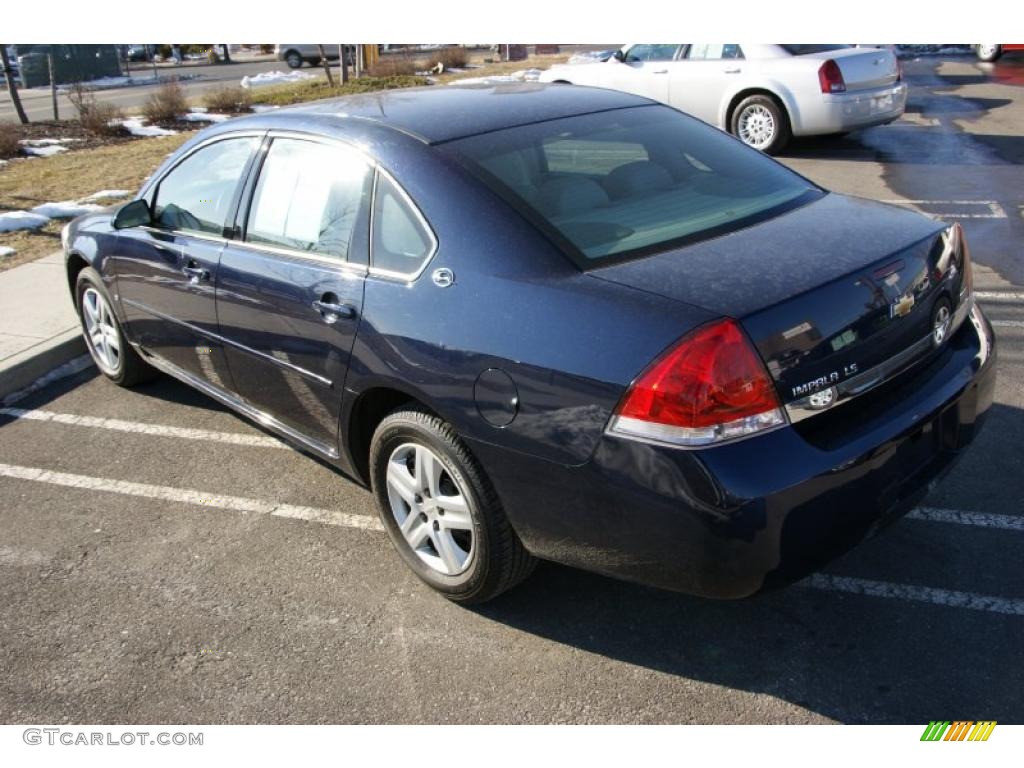 2007 Impala LS - Imperial Blue Metallic / Gray photo #6